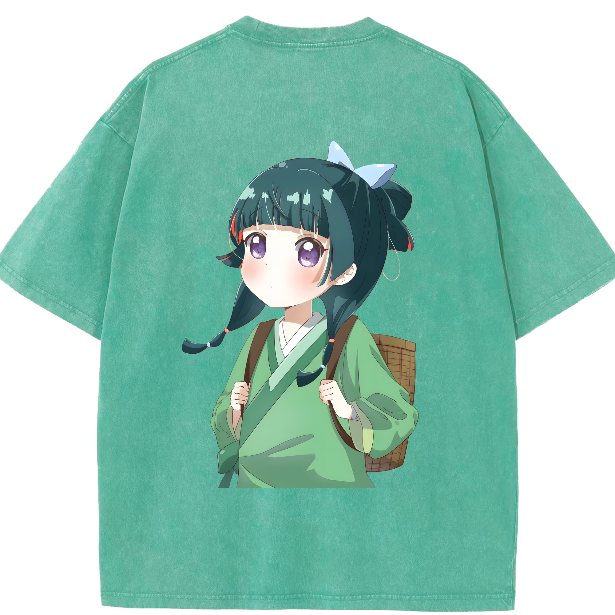 （画像用） 薬屋のひとりごと The Apothecary Diaries 綿100% ヴィンテージ風 半袖Tシャツ（背面プリント）